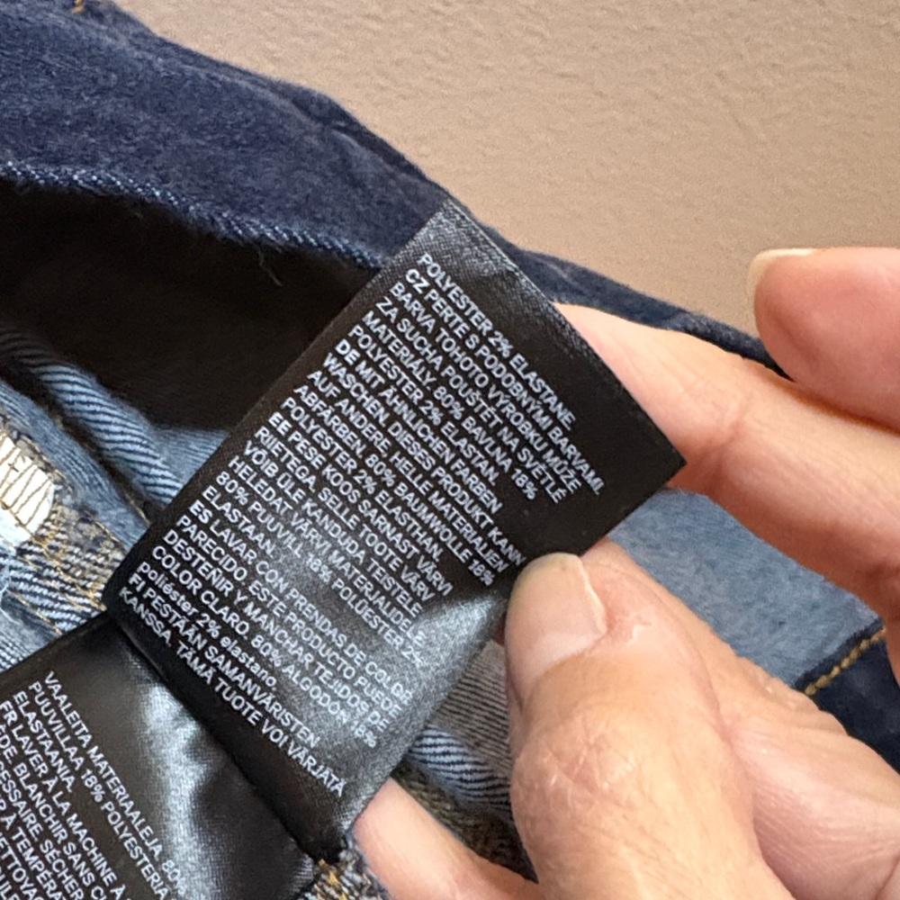 H&M Dark Blue cropped Jean Jacket - Picture 12 of 12